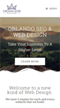 Mobile Screenshot of crownwebsolutions.com